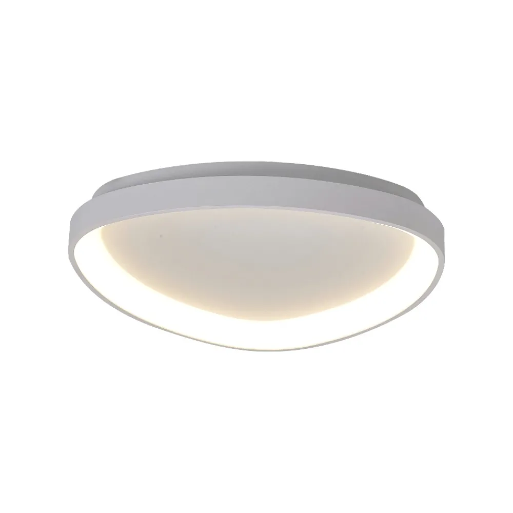Plafoniere Moderne-Selezionato da Mazzolaluce Plafoniera bianca triangolare led 62w 2700k-5000k con telecomando
