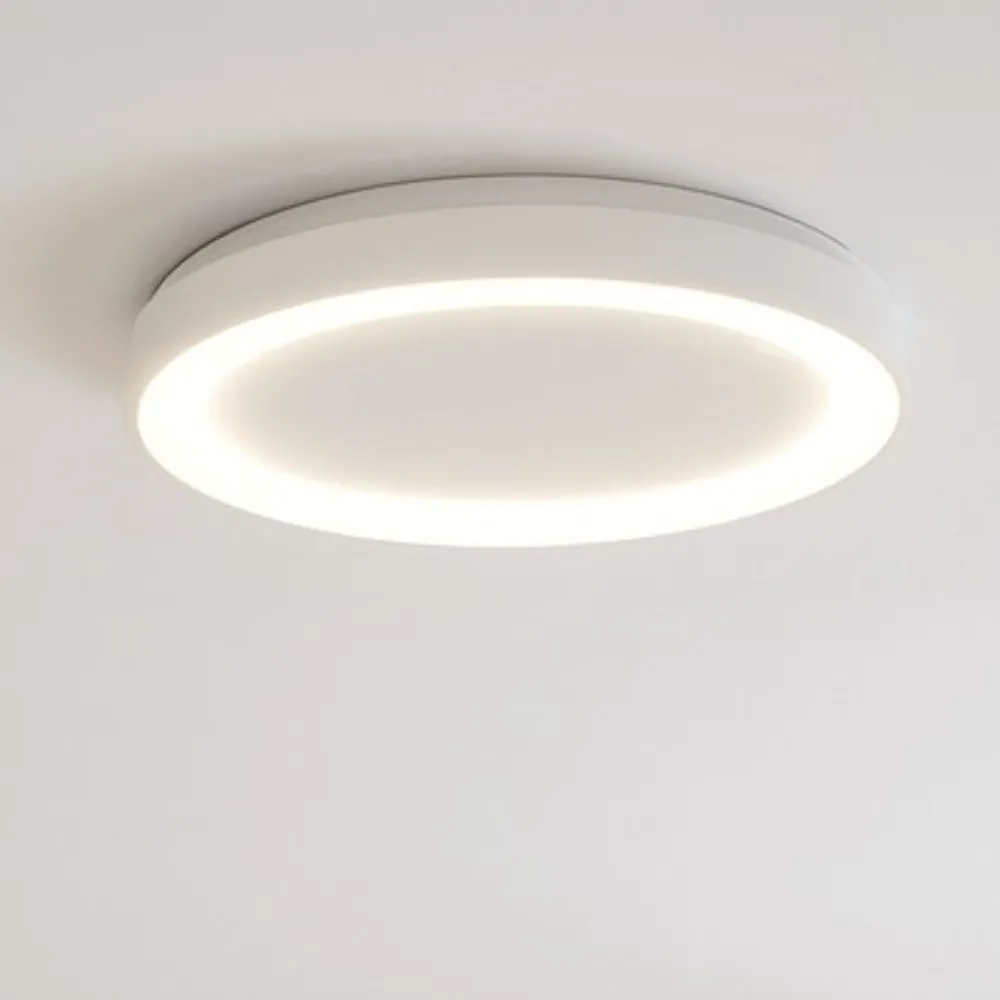 Plafoniere Moderne-Vivida International Plafoniera bianca vivida lifering 48w 3000k 4000k