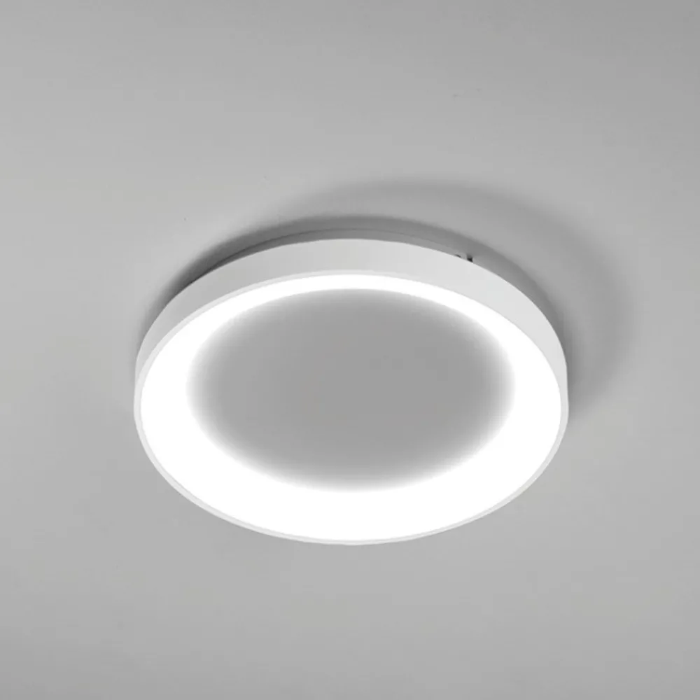 Plafoniere Moderne-Vivida International Plafoniera bianca vivida lifering 48w 3000k 4000k
