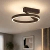 Plafoniere Moderne-Vivida International Plafoniera bronzo led 33w moderna 3000k 4000k vivida meridiana