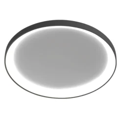 Plafoniere Moderne-Vivida International Plafoniera bronzo vivida lifering-r tonda 60cm led 60w 3000k 4000k