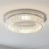 Plafoniere Moderne-Selezionato da Mazzolaluce Plafoniera camera da letto cerchio di cristallo contemporanea