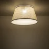 Plafoniere Moderne-Selezionato da Mazzolaluce Plafoniera camera da letto cono in tessuto 38 cm
