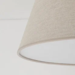 Plafoniere Moderne-Selezionato da Mazzolaluce Plafoniera camera da letto cono in tessuto 38 cm