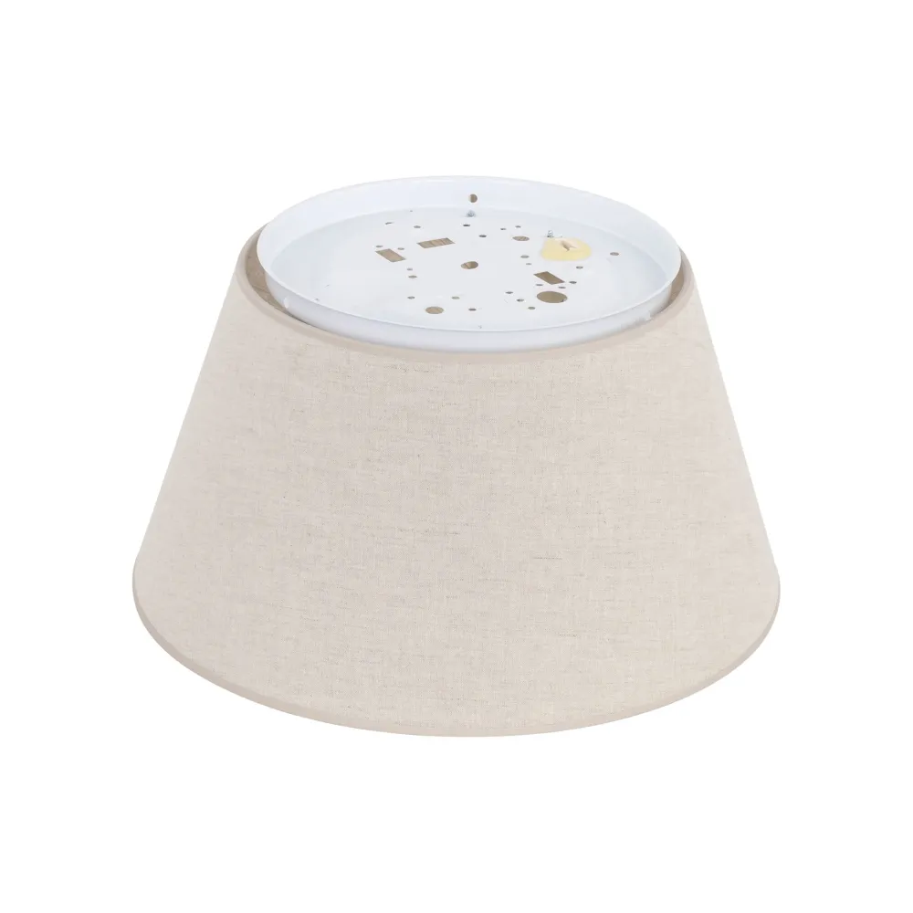 Plafoniere Moderne-Selezionato da Mazzolaluce Plafoniera camera da letto cono in tessuto 38 cm