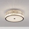 Plafoniere Moderne-Selezionato da Mazzolaluce Plafoniera camera da letto contemporanea vetro trasparente per salotto 47cm