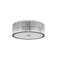 Plafoniere Moderne-Selezionato da Mazzolaluce Plafoniera camera da letto contemporanea vetro trasparente per salotto 47cm