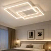 Plafoniere Moderne-Selezionato da Mazzolaluce Plafoniera camera da letto led design bianca dimmerabile 30w 3000k