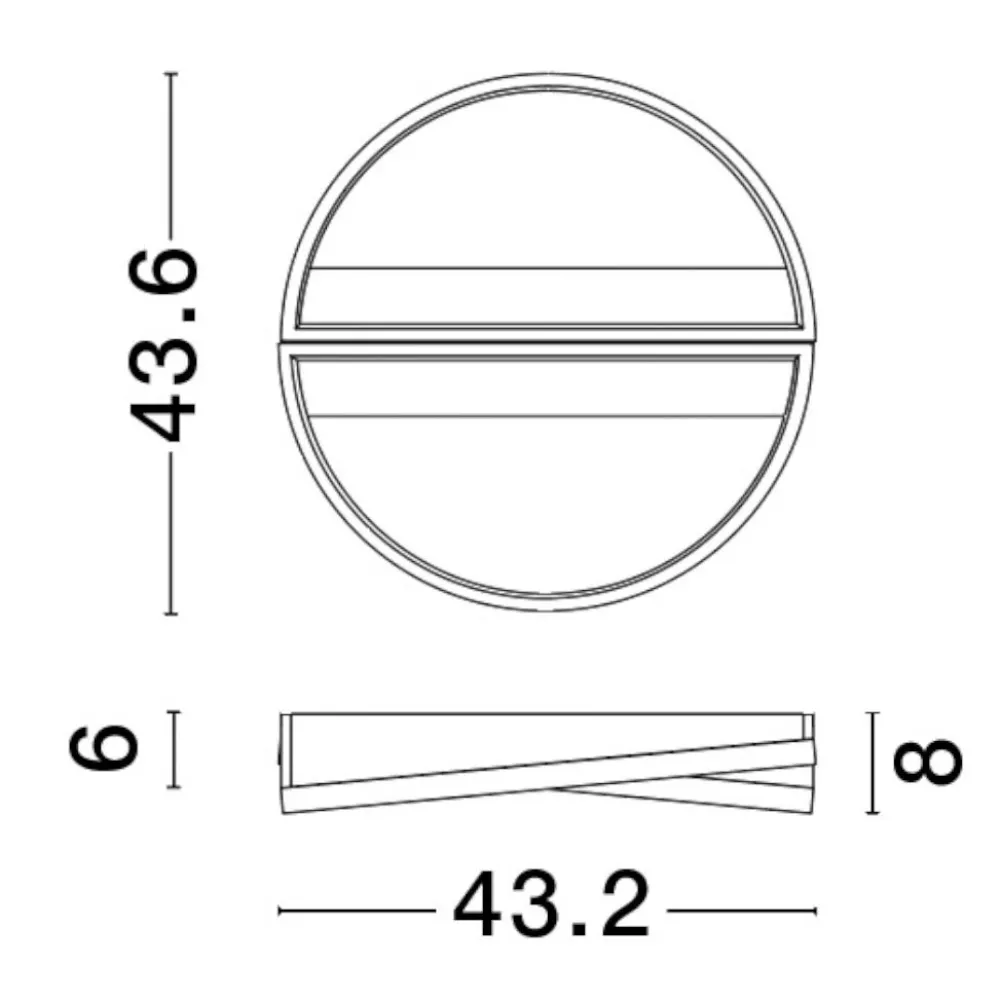 Plafoniere Moderne-Selezionato da Mazzolaluce Plafoniera camera da letto tonda nero e ottone led 3000k dimmerabile