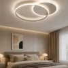 Plafoniere Moderne-Vivida International Plafoniera camera da letto vivida eclipse2 bianca led 50w 3000k 4000k