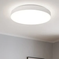Plafoniere Moderne-Selezionato da Mazzolaluce Plafoniera cerchio bianco 60cm rotonda led 50w 3000k dimmerabile