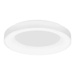 Plafoniere Moderne-Selezionato da Mazzolaluce Plafoniera cerchio bianco 60cm rotonda led 50w 3000k dimmerabile