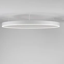 Plafoniere Moderne-Selezionato da Mazzolaluce Plafoniera cerchio 100cm bianco led 60w 3000k dimmerabile