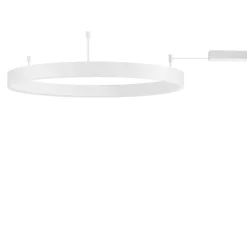 Plafoniere Moderne-Selezionato da Mazzolaluce Plafoniera cerchio 80cm led 50w 3000k bianca dimmerabile