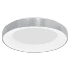Plafoniere Moderne-Selezionato da Mazzolaluce Plafoniera cerchio grigio 60cm rotonda led 3000k dimmerabile moderna