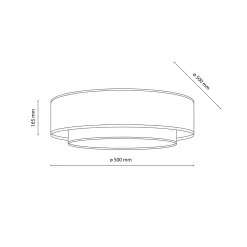 Plafoniere Moderne-Selezionato da Mazzolaluce Plafoniera cilindro di iuta moderna per camera da letto