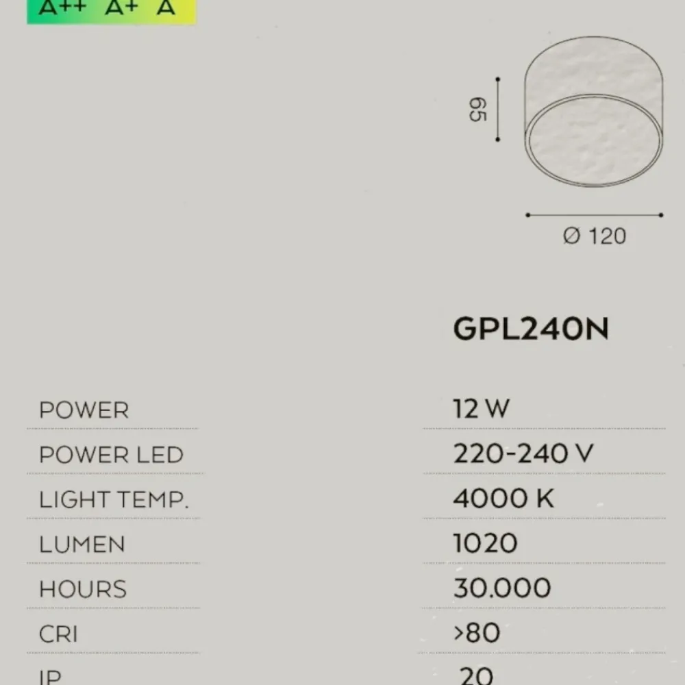 Plafoniere Moderne-Gea Luce Plafoniera cloe per cucina moderna led 4000k