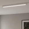 Plafoniere Moderne-Selezionato da Mazzolaluce Plafoniera 92 cm bianca led 16w 3000k 92 cm moderna