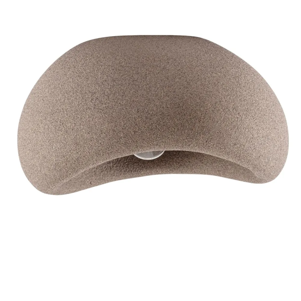 Plafoniere Moderne-Selezionato da Mazzolaluce Plafoniera 40cm da soffitto design wabi sabi marrone japandi
