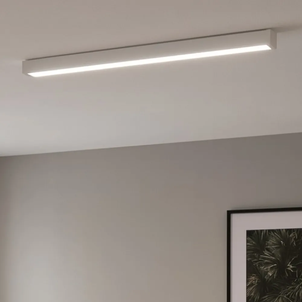 Plafoniere Moderne-Selezionato da Mazzolaluce Plafoniera 62 cm per cucina bianca led 11w 3000k moderna