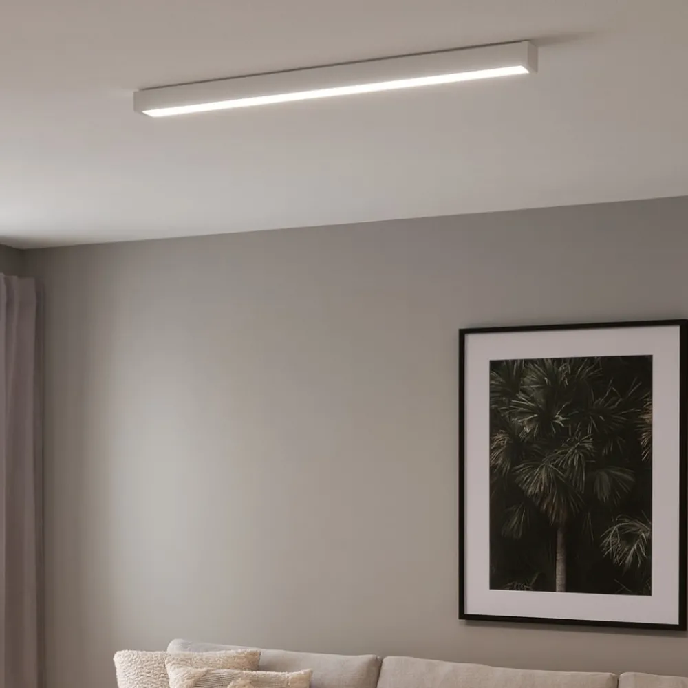 Plafoniere Moderne-Selezionato da Mazzolaluce Plafoniera 62 cm per cucina bianca led 11w 3000k moderna