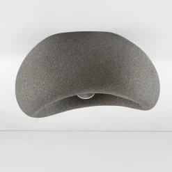 Plafoniere Moderne-Selezionato da Mazzolaluce Plafoniera 40cm per ingresso wabi sabi japandi antracite design