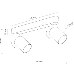 Plafoniere Moderne-Selezionato da Mazzolaluce Plafoniera con beige da soffitto