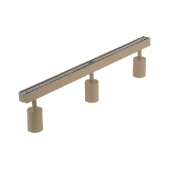 Plafoniere Moderne-Selezionato da Mazzolaluce Plafoniera con 3 faretti sabbia orientabili da parete soffitto