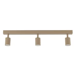 Plafoniere Moderne-Selezionato da Mazzolaluce Plafoniera con 3 faretti sabbia orientabili da parete soffitto