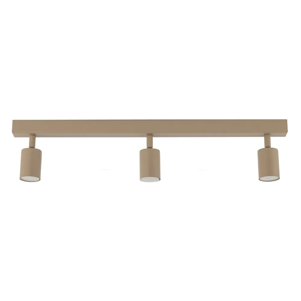 Plafoniere Moderne-Selezionato da Mazzolaluce Plafoniera con 3 faretti sabbia orientabili da parete soffitto