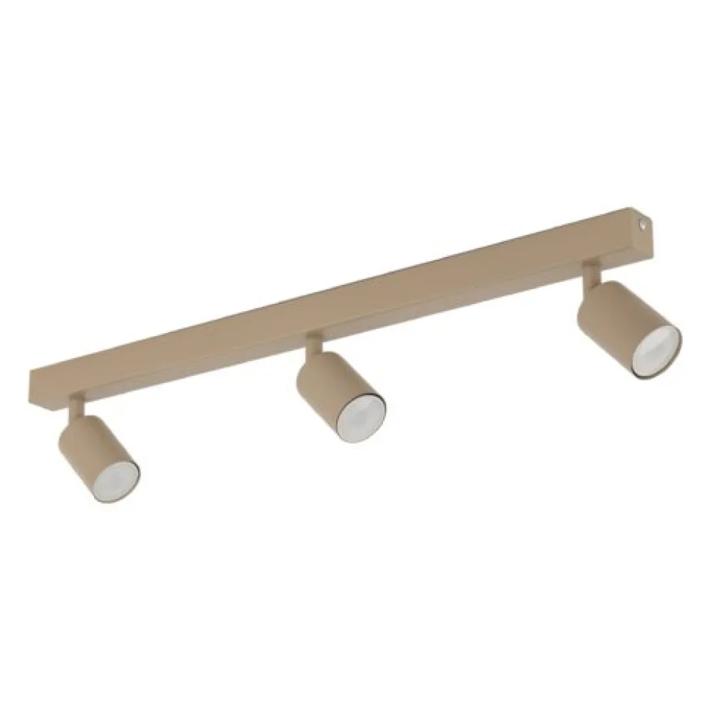 Plafoniere Moderne-Selezionato da Mazzolaluce Plafoniera con 3 faretti sabbia orientabili da parete soffitto