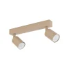 Plafoniere Moderne-Selezionato da Mazzolaluce Plafoniera con 2 faretti sabbia orientabili