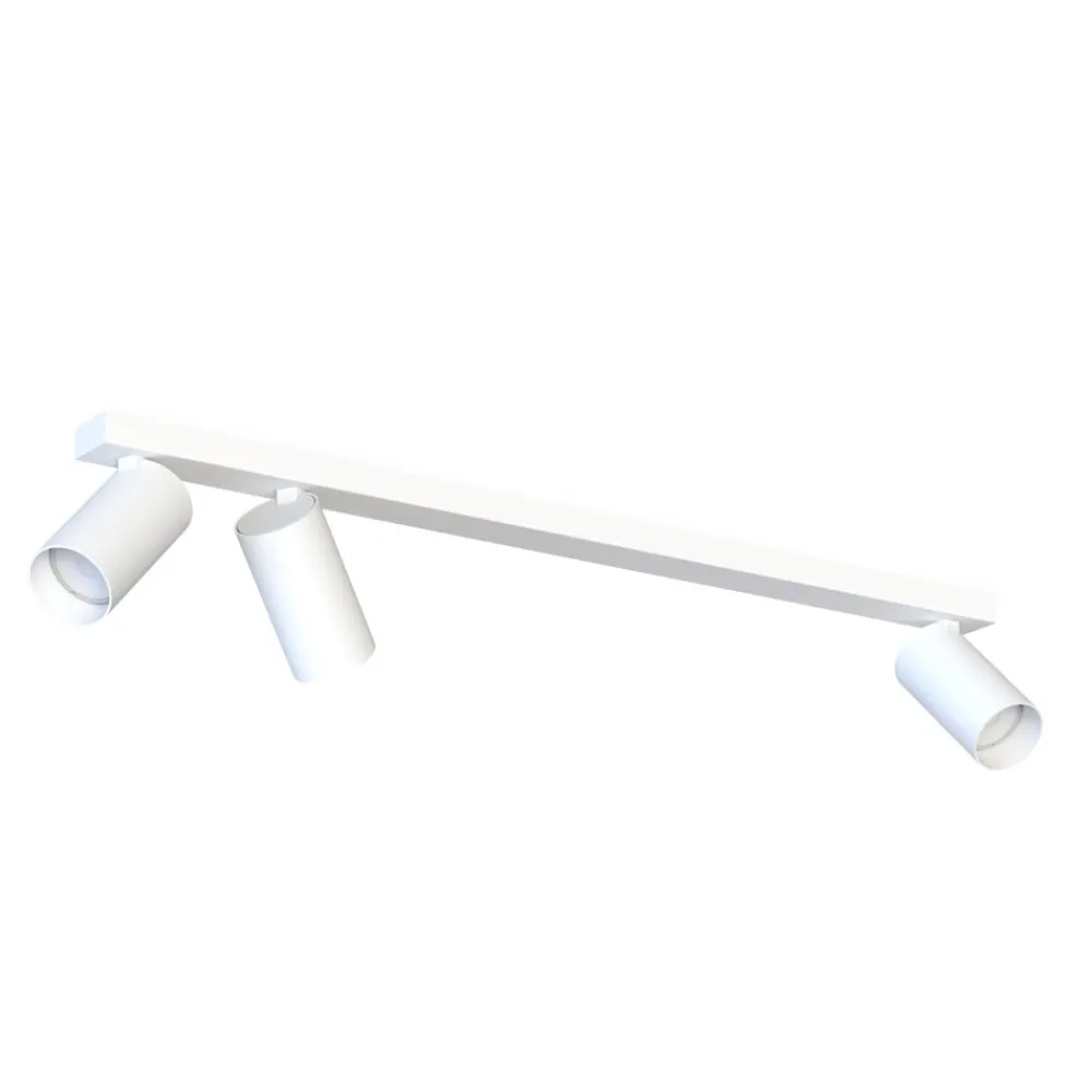 Plafoniere Moderne-Selezionato da Mazzolaluce Plafoniera con 3 spot led orientabili bianco