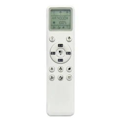 Ventilatori Da Soffitto-Selezionato da Mazzolaluce Plafoniera con ventilatore bianca pale richiudibile 20mq led cct app