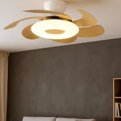 Ventilatori Da Soffitto-Selezionato da Mazzolaluce Plafoniera con ventilatore da soffitto con luce 13 mq con telecomando