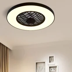Ventilatori Da Soffitto-Selezionato da Mazzolaluce Plafoniera con ventilatore luce rgbw telecomando