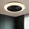 Ventilatori Da Soffitto-Selezionato da Mazzolaluce Plafoniera con ventilatore nero da soffitto con luce telecomando