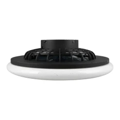 Ventilatori Da Soffitto-Selezionato da Mazzolaluce Plafoniera con ventilatore nero da soffitto con luce telecomando