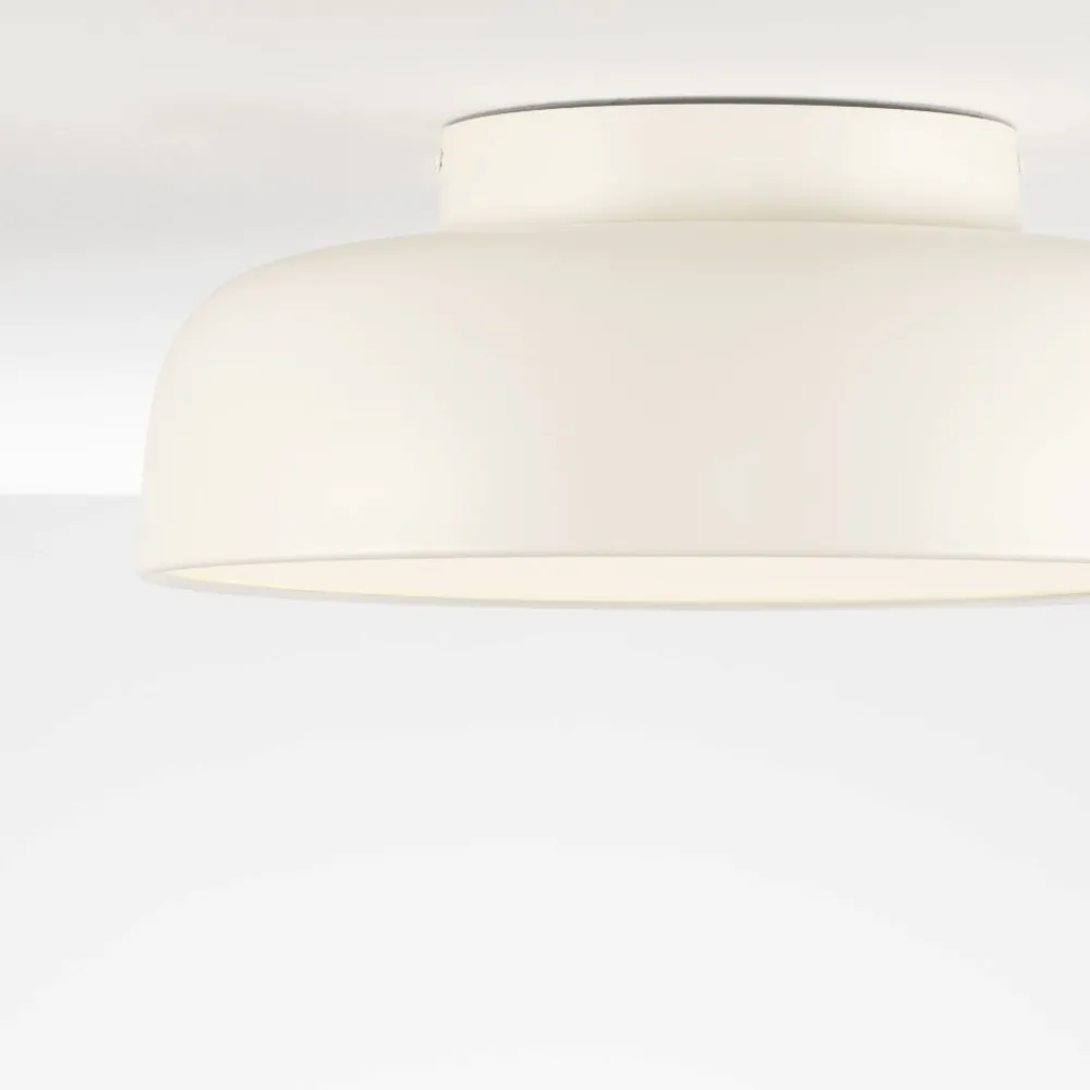 Plafoniere Moderne-Selezionato da Mazzolaluce Plafoniera crema per cucina moderna 40cm led 27w dimmerabile 3000k