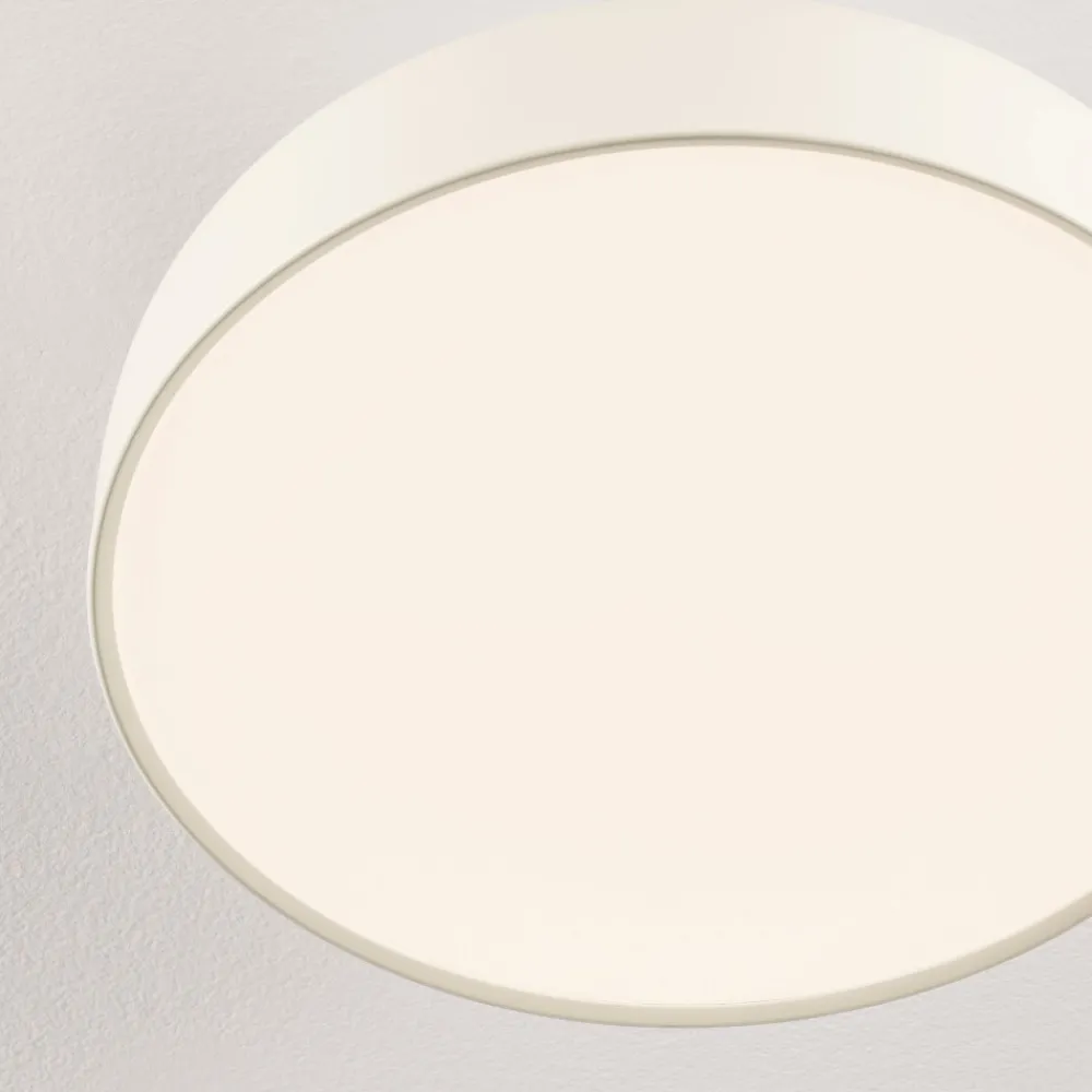 Plafoniere Moderne-Selezionato da Mazzolaluce Plafoniera crema per cucina moderna 40cm led 27w dimmerabile 3000k