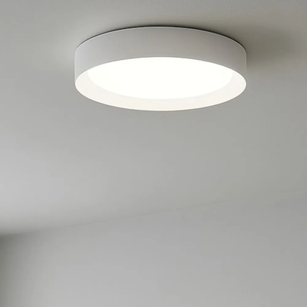 Plafoniere Moderne-Linea Light Plafoniera crew-2 led 17w 3000k bianca