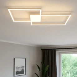 Plafoniere Moderne-Perenz Illuminazione Plafoniera cross a led 64w cct bianco moderna