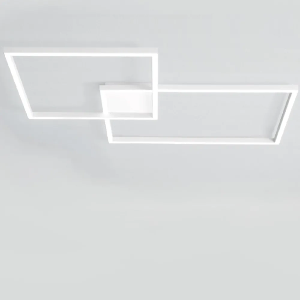 Plafoniere Moderne-Perenz Illuminazione Plafoniera cross a led 64w cct bianco moderna