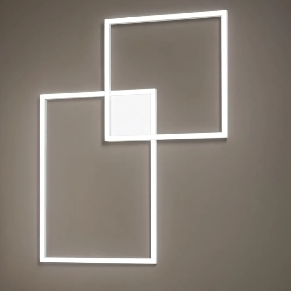 Plafoniere Moderne-Perenz Illuminazione Plafoniera cross a led 64w cct bianco moderna