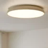 Plafoniere Moderne-Selezionato da Mazzolaluce Plafoniera cucina moderna disco champagne led dimmerabile design