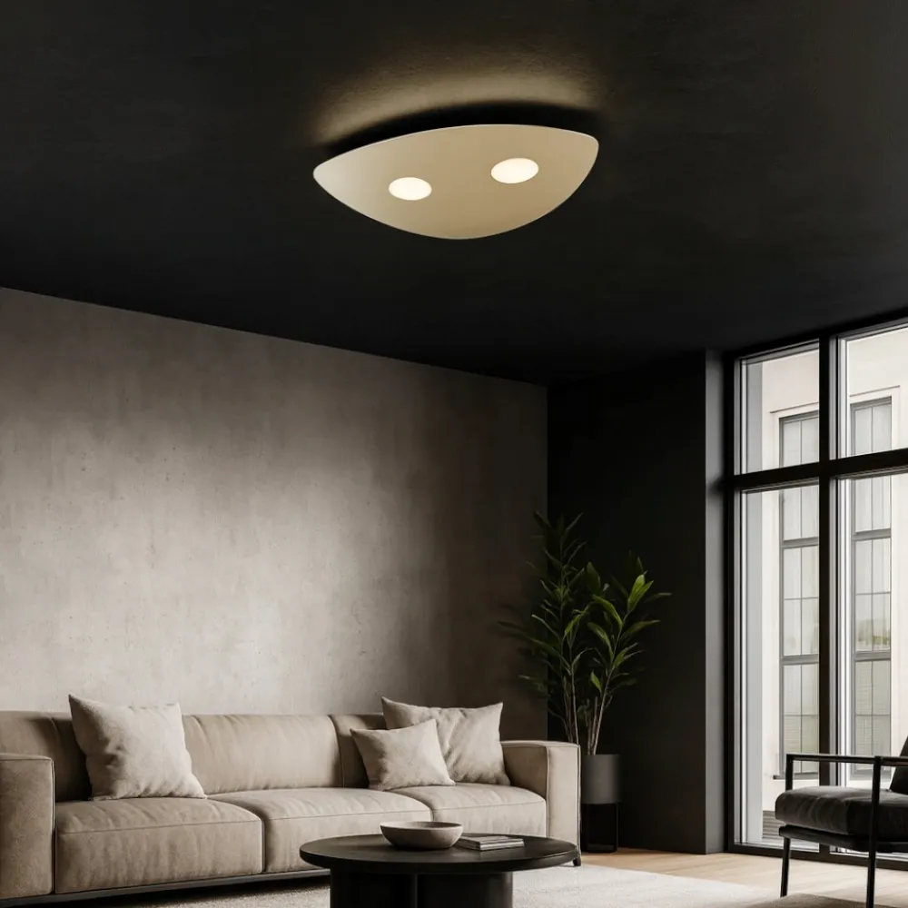 Plafoniere Moderne-Top Light Plafoniera cucina moderna sabbia toplight shape