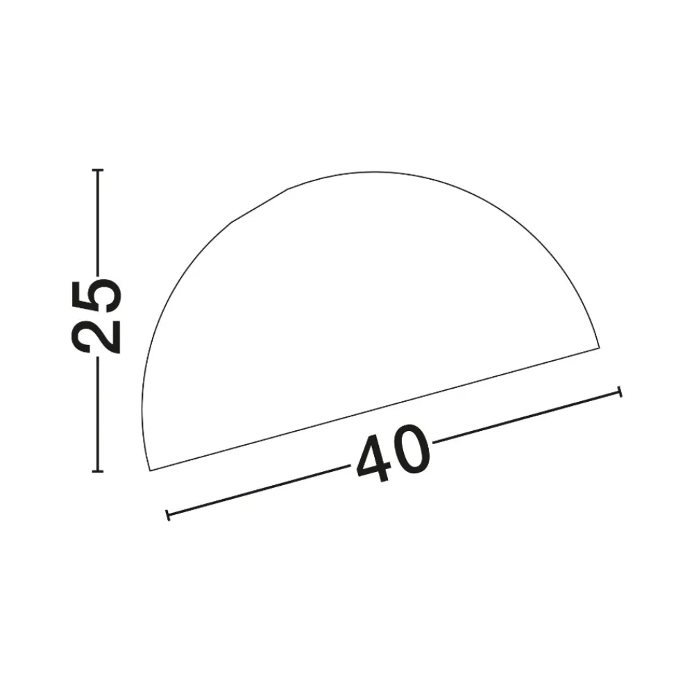 Plafoniere Moderne-Selezionato da Mazzolaluce Plafoniera cupola 40 cm bianca inclinata per cucina moderna
