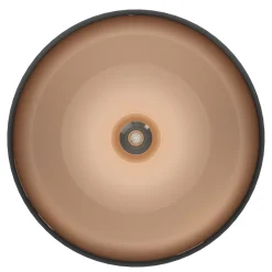Plafoniere Moderne-Eglo Plafoniera cupola nero marrone per cucina mogano