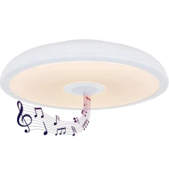 Plafoniere Bagno-Selezionato da Mazzolaluce Plafoniera da bagno bluetooth ip44 rgb con telecomando