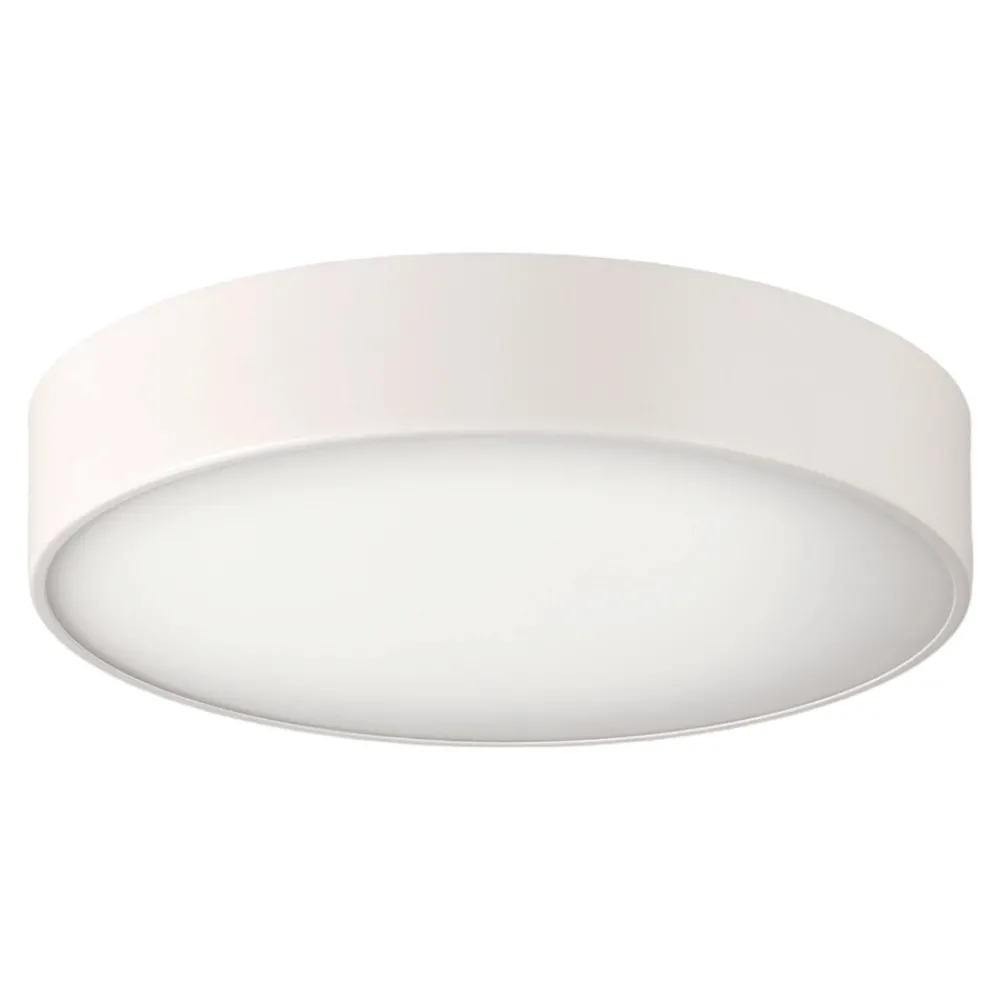 Plafoniere Bagno-Selezionato da Mazzolaluce Plafoniera da bagno 32cm bianca rotonda